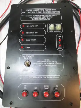 241-00947-a Ace Industries Inc Omc Evinrude Johnson Systemcheck Engine Substitue Simulator #2