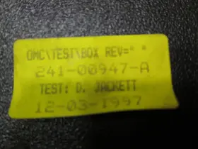 241-00947-a Ace Industries Inc Omc Evinrude Johnson Systemcheck Engine Substitue Simulator #3