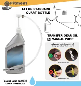 Va1585001 Anvalee Marine Lower Unit Gear Oil Pump Manual Lube Transfer For Standard Quart #2