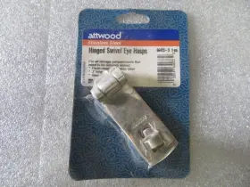 66423-3 Attwood C9c Marine Hinge Swivel Eye Hasps Oem New Factory Boat Parts