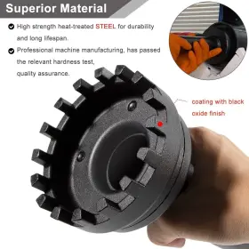 Mt0031 Cty-auto Lower Carrier Retainer Retaining Ring Nut Wrench Tool For Yamaha Honda Mercury #3