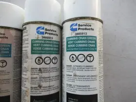 3885913 Cummins A32 Genuine Marine Onan Green Paint 12oz Lot Of 3 Oem New #2