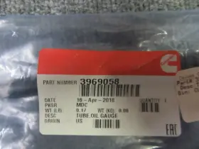 3969058 Cummins A11 Genuine Marine Oil Gauge Tube Oem New Factory Boat Parts #2