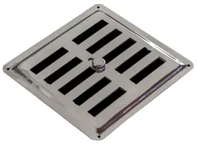 Demlou 298003000812 Hvac Adjustable Stainless Steel Ventilation Grille Non-magnetic Inox Aisi 31