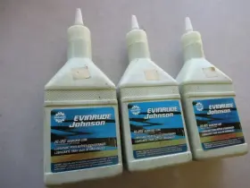775604 Evinrude Johnson A29 Hi-vis Gearcase Lubricant Lot Of 3 Oem New Boat Part #2