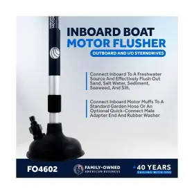 Five Oceans 810033305474 Inboard Motor Muff Universal Flusher Black Pvc Ma #2