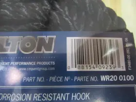 Wr20-0100 Fulton C8d Wr20 0100 Winch Rope And Hook 3/8 Inch X 20ft Oem New Factory Boat Parts #2