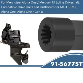 Gmqp00001114 Gm-motor Drive Shaft Adapter For Mercury Mercruiser Alpha 1 Gen 2 90220 18-9854 91-56775t #3