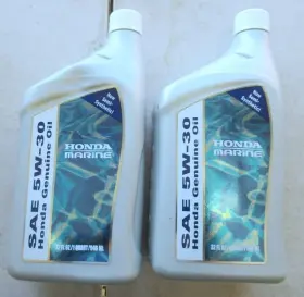 08207-5w30m2 Honda A31 Genuine Marine Sae 5w-30 Oil 32oz Lot Of 2 Oem New