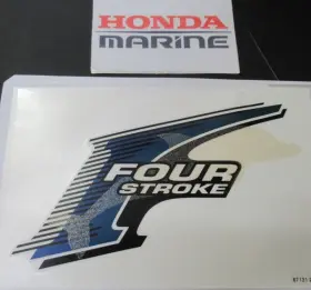 87131-zw1-n00 Honda A26 Genuine Marine Side Mark Oem New Factory Boat Parts
