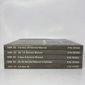 787067 Johnson 787027 1999 Ee Service Manuals Lot Of 5 - 787028 787029 787032