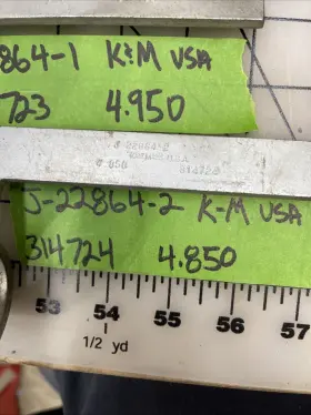 J24061 K&m 22864 2 Lot Of 6 And Shim Gauge Oem Marine Specialty Tools J22864 J2422 #2