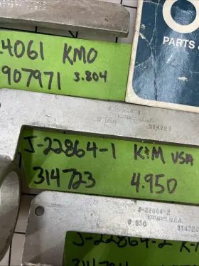J24061 K&m 22864 2 Lot Of 6 And Shim Gauge Oem Marine Specialty Tools J22864 J2422 #3