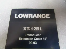 Xt-12bl Lowrance C2c Transducer Extension Cable 12ft 99-93 Oem New Factory Parts #2