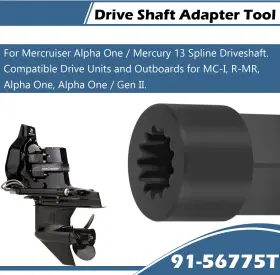 Meu1114001 M-tools Drive Shaft Adapter Holding Tool For Mercruiser Alpha One Mc-1 Mr 90220 18-9854 #3