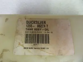 1255-8627a7 Mercury C3e Quicksilver Oil Tank Assembly Oem Used Factory Boat Part #2