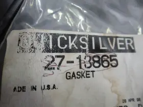 27-13865 Mercury F13 Quicksilver Oil Pan Gasket Oem New Factory Boat Parts #3