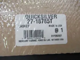 27-18785t Mercury G65 Genuine Quicksilver Gasket Oem New Factory Boat Parts #3