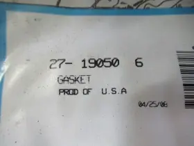 27-190506 Mercury C4 Quicksilver Divider Plate Gasket Oem New Factory Boat Parts #3