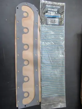 27-31798 Mercury E8 Quicksilver Cylinder Block Cover Gasket Oem New Boat Parts #2