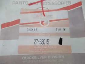 27-33015 Mercury G65 Genuine Quicksilver Gasket Oem New Factory Boat Parts #3