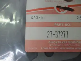 27-37277 Mercury G45 Quicksilver Baffle Plate Gasket Oem New Factory Boat Parts #3