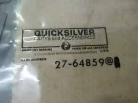 27-64859 Mercury A26 Quicksilver Exhaust Cover Gasket Oem New Factory Boat Parts #3