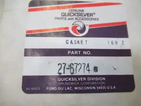 27-67274 Mercury A26 Quicksilver Carburetor Gasket Oem New Factory Boat Parts #3