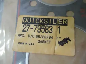 27-79583 Mercury A26 Genuine Quicksilver 1 Gasket Oem New Factory Boat Parts #3