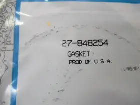 27-848254 Mercury G25 Quicksilver Tailpipe Gasket Oem New Factory Boat Parts #3