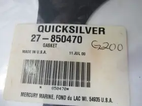 27-850470 Mercury F13 Quicksilver Cylinder Head Gasket Oem New Factory Boat Part #3