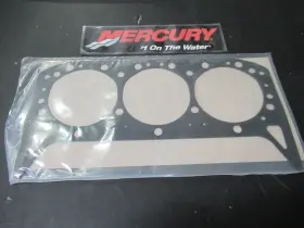 27-879150140 Mercury E7 Quicksilver Cylinder Head Gasket Oem New Boat Parts #2