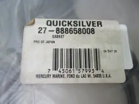 27-888658008 Mercury C4 Quicksilver Oil Pan Gasket Oem New Factory Boat Parts #3