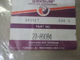 27-89084 Mercury A26 Quicksilver Exhaust Tube Gasket Oem New Factory Boat Parts #3
