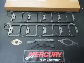 27-895235 Mercury C4 Quicksilver Intake Gasket Kit Oem New Factory Boat Parts #2