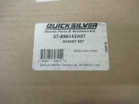 27-896142a07 Mercury C4 Quicksilver Gasket Set Oem New Factory Boat Parts #2