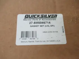 27-8m0046714 Mercury C4 Quicksilver Gasket Set Oem New Factory Boat Parts #2
