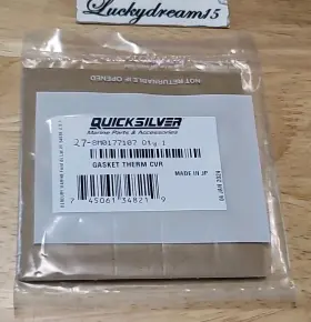 27-8m0177107 Mercury Genuine Quicksilver Thermostat Gasket Oem New Factory Parts
