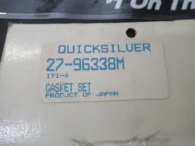 27-96338m Mercury G25 Genuine Quicksilver Gasket Set Oem New Factory Boat Parts #3