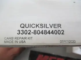 3302-804844002 Mercury A6 Quicksilver Carburetor Repair Kit Oem New Boat Parts #3