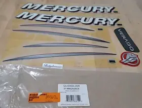 37-895253a05 Mercury Oem Quicksilver Verado 275 Decal Set Factory Parts