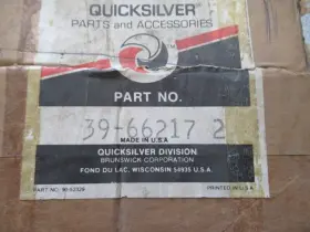 39-66217 Mercury A6 Quicksilver Piston Ring Set Oem New Factory Boat Parts #3
