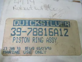 39-78816a12 Mercury B9 Quicksilver Piston Ring 12pcs Oem New Factory Boat Parts #3
