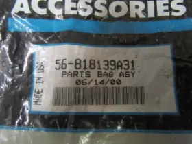 56-818139a31 Mercury C10b Quicksilver Parts Bag Assembly Oem New Boat #2