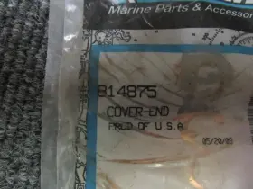 814875 Mercury C10b Quicksilver Heat Exchanger Cover End Oem New Boat Parts #2