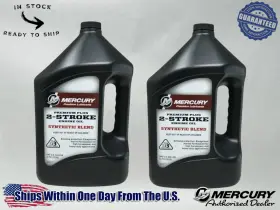 92-858027k01 Mercury 858027k01 Oem Tcw3 Ss Premium Plus 2 Stroke Oil Gallons Pack