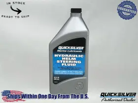 92-858078q01 Mercury 858078q01 Quicksilver Oem Hydraulic Helm Steering Fluid Quart