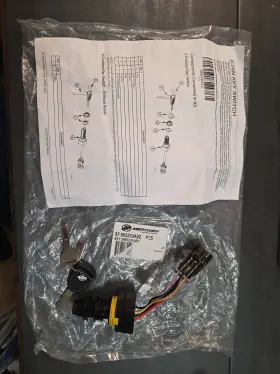 87-893353a02 Mercury New Oem Quicksilver Key Switch Assembly