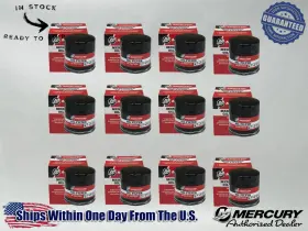 35-883702k Mercury 883702k Genuine Oem Authentic Oil Filters 12 Pack
