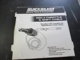 883719a11 Mercury D8 Quicksilver Gen Ii Throttle/shift Cable Oem New Boat Parts